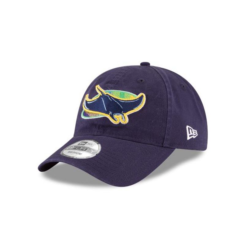 MLB Tampa Bay Rays Core Fit Alt 49Forty Fitted (ODO6480) - Blue New Era Caps